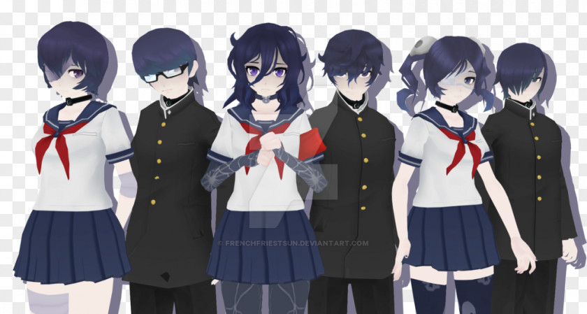 Yandere Simulator DeviantArt School Uniform PNG