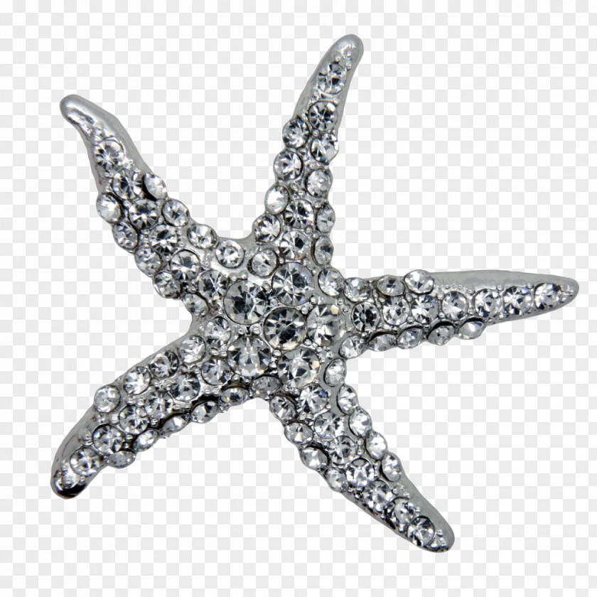 Brooch Metal Diamond Background PNG