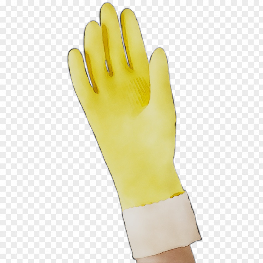 Finger Yellow Glove Football Goalkeeper PNG