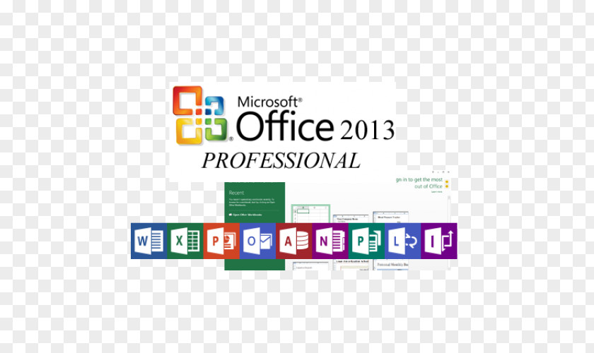 Microsoft Office 2013 Windows 8 7 PNG
