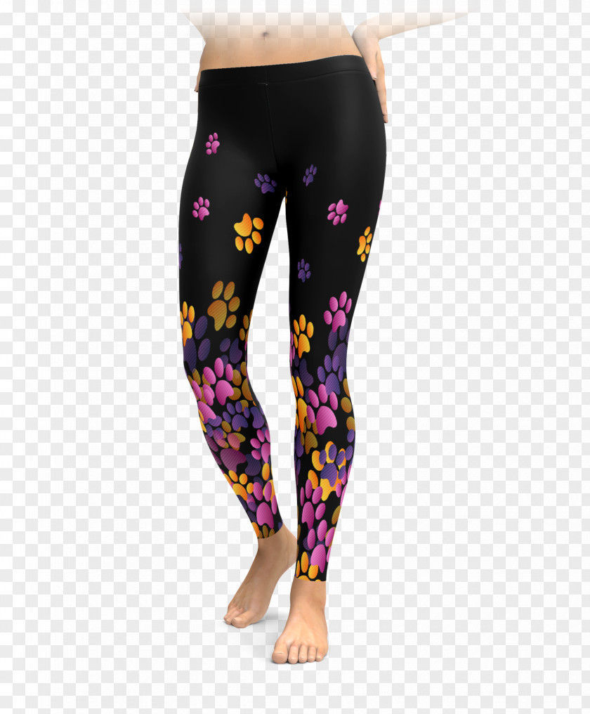 Pink Purple Watercolor Leggings Yoga Pants Clothing Tights PNG