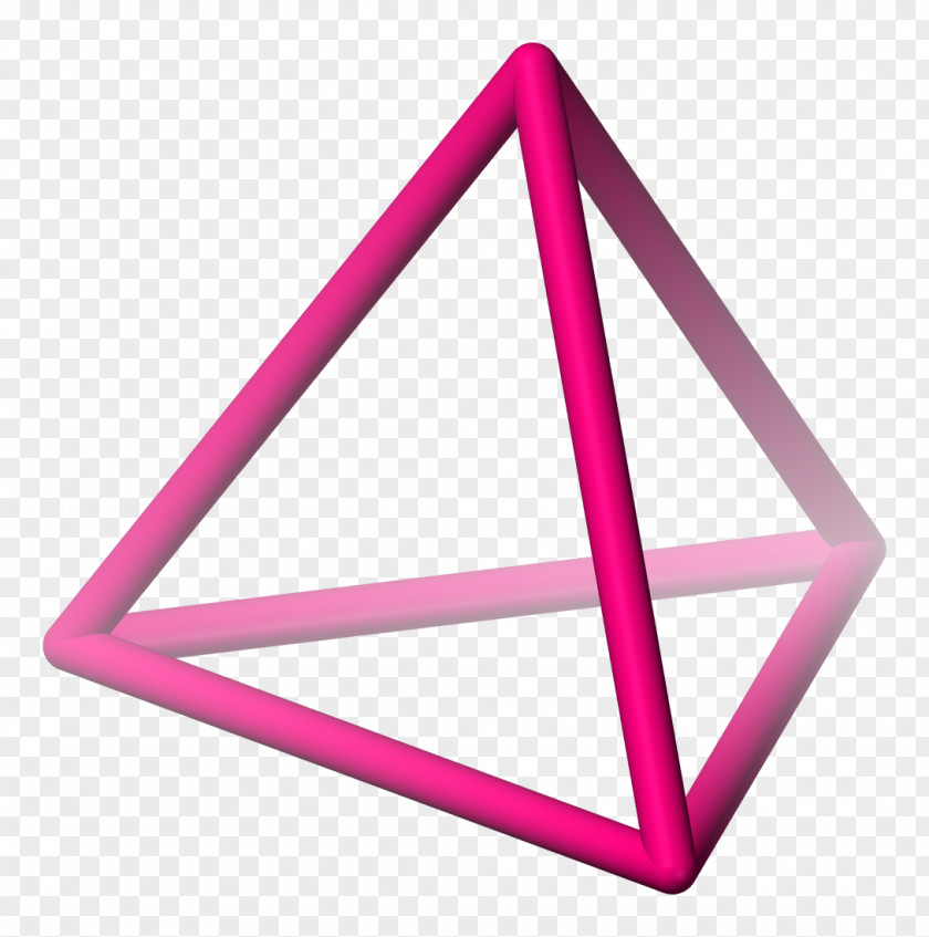 Pyramid Three-dimensional Space Tetrahedron Shape Triangle PNG