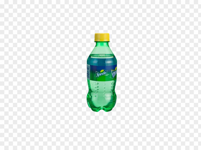 Small Cute Sprite Plastic Bottle Green PNG