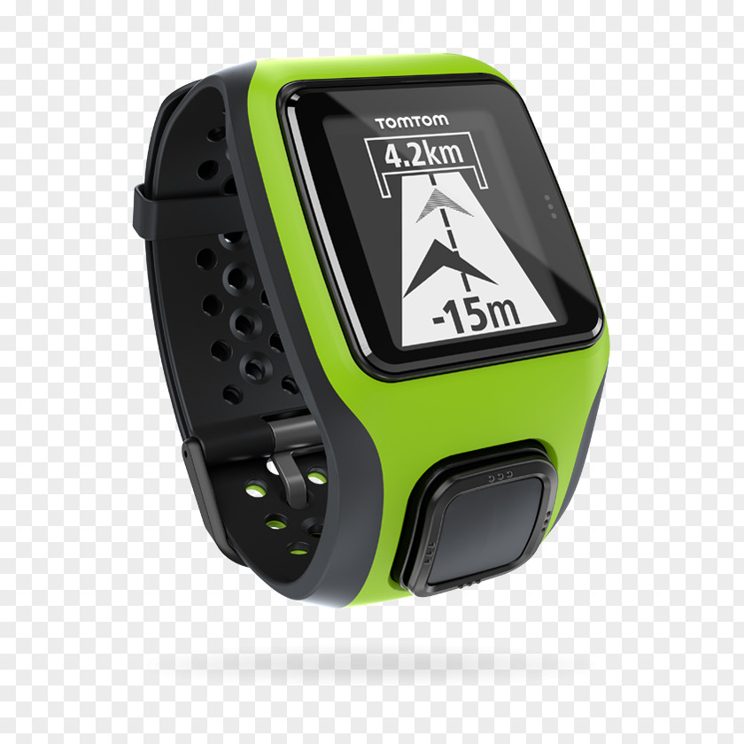 Sport Gps GPS Navigation Systems TomTom Multi-Sport Cardio GreyTomtom Watch With Heart Rate Monitor Runner PNG