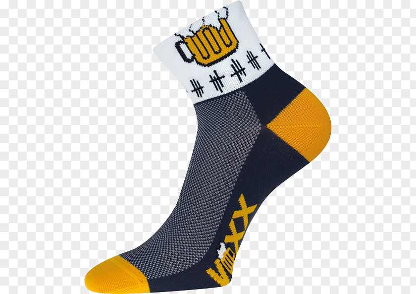 Cycling Sock Sport Terrycloth Beer PNG