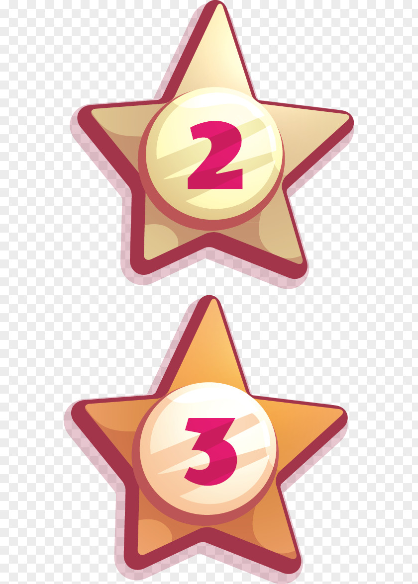 Hand-painted Stars Euclidean Vector Five-pointed Star Icon PNG