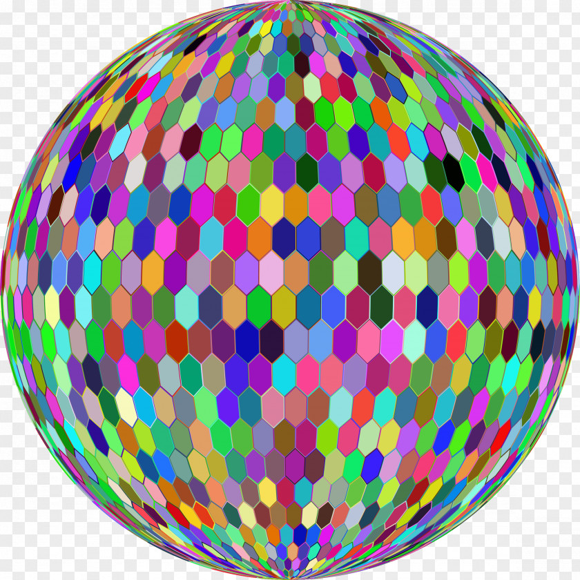 Ball Sphere Hexagonal Tiling Tessellation PNG