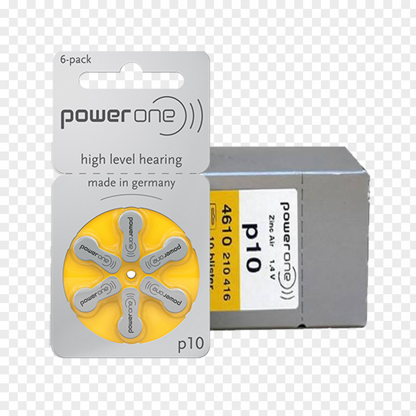 Bateria Geel Hearing Aid Electric Battery Yellow PNG
