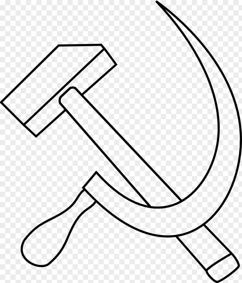 Hand Painted Propaganda Soviet Union Hammer And Sickle Communist Symbolism PNG