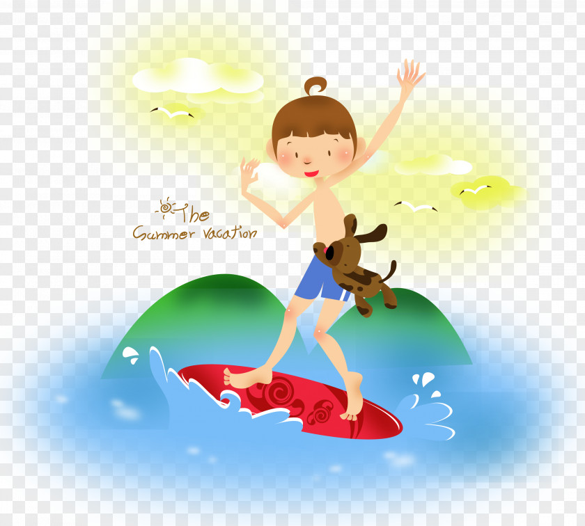 Illustrator Of Children Child Summer Clip Art PNG