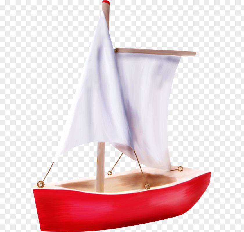 Sailing Summer Sale Hand Painted Ship Design Lugger PNG