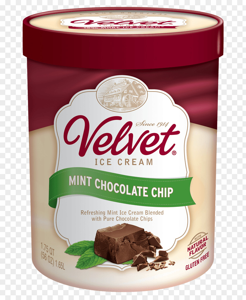 Mint Chocolate Velvet Ice Cream Company Utica PNG