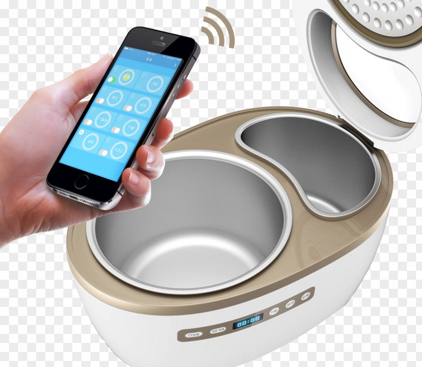 Smart Rice Cooker Mobile Phone PNG