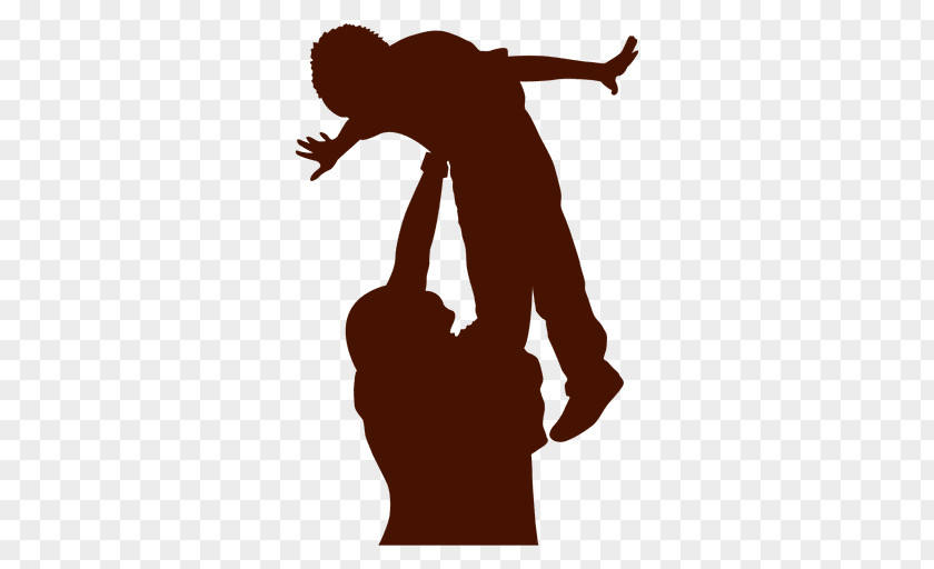 Daughter Silhouette Father's Day PNG
