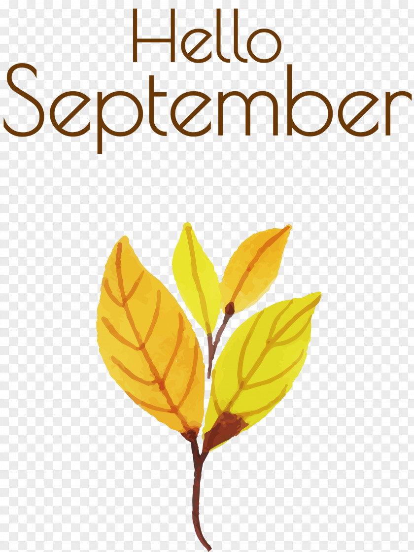 Hello September September PNG