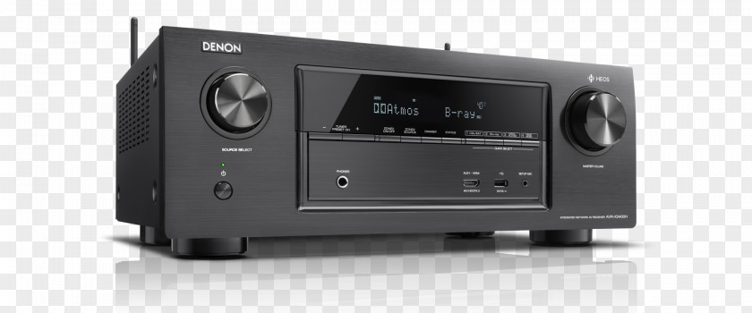 Home Theatre Signs Atmos Denon AVR-X3400H 7.2 Channel AV Receiver Theater Systems Dolby PNG