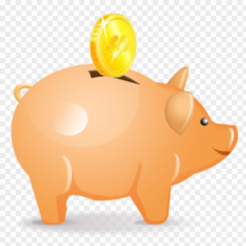 Pig Piggy Bank Money Clip Art PNG