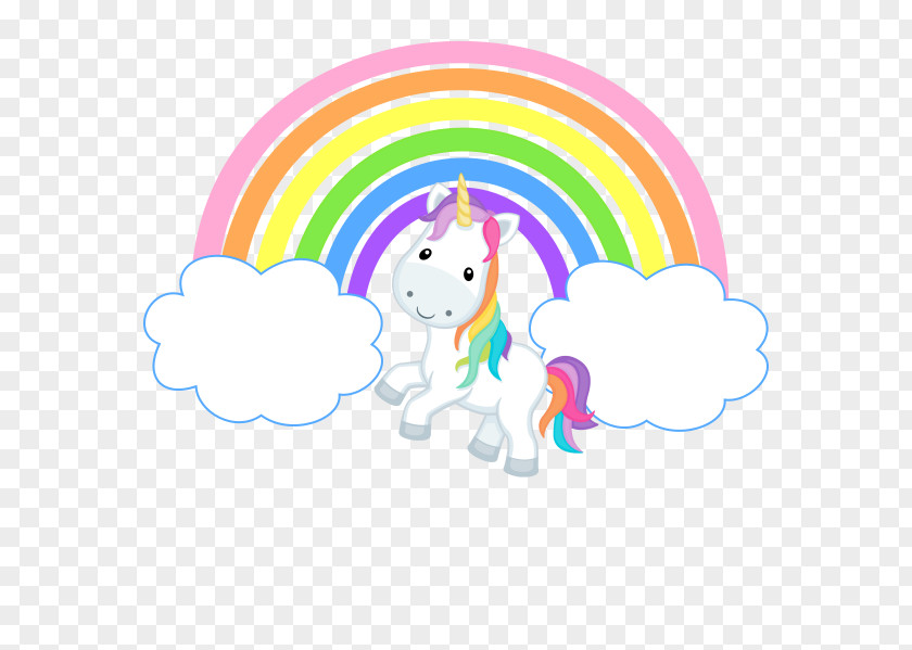 Rainbow And Clouds Clip Art PNG