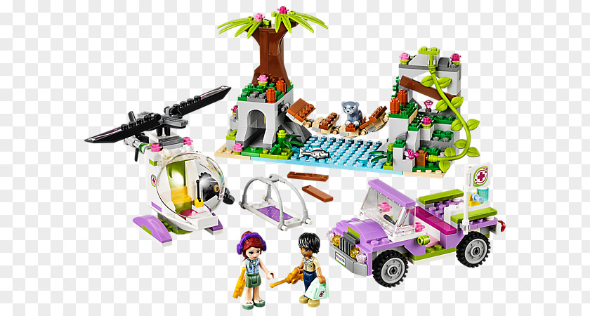 Lego Friends Animals LEGO 41036 Jungle Bridge Rescue Toy Amazon.com PNG