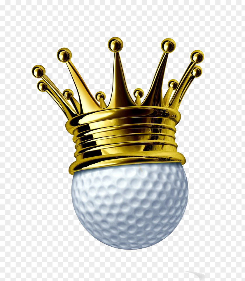 Trap God Golf Course Music Mr. Davis PNG course music Davis, golf, gold crown and white golf ball illustration clipart PNG