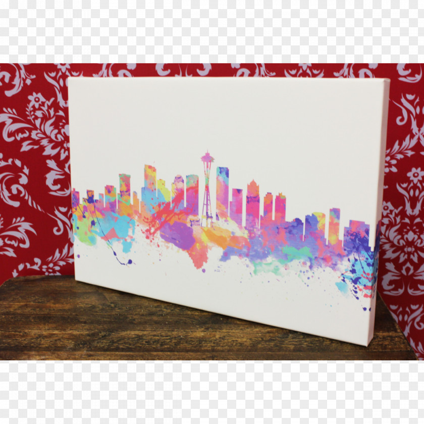 Cities: Skylines Your Perfect Canvas Art Watercolor Painting PNG