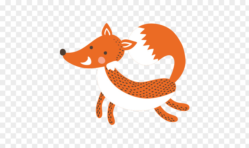 Fox Cartoon Illustration PNG