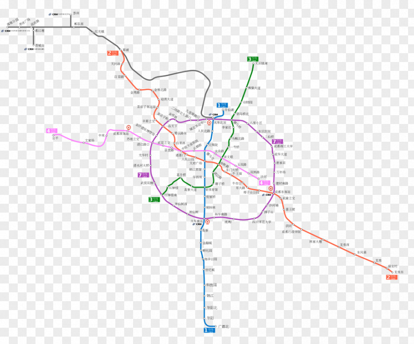 Map Rapid Transit Tram Line 3 Shenyang Metro Chengdu PNG