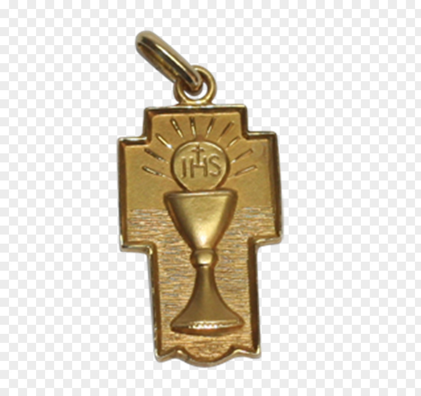 Primera Comunion Gold Medal First Communion Cross PNG