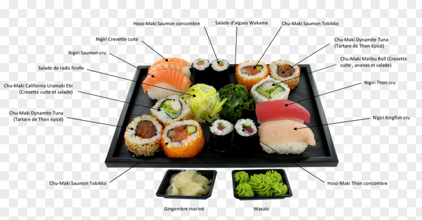 Sushi Menu Bento Hors D'oeuvre Side Dish Recipe PNG