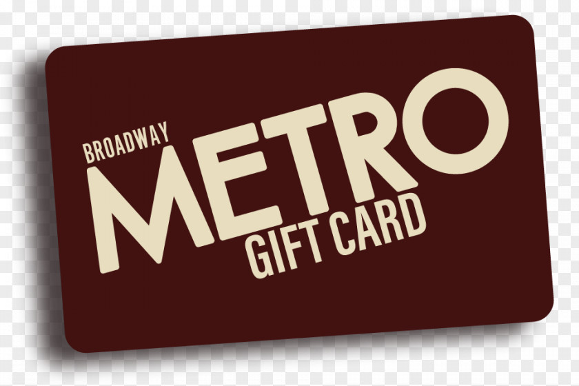 Broadway Metro Cinema Gift Card Theatre PNG