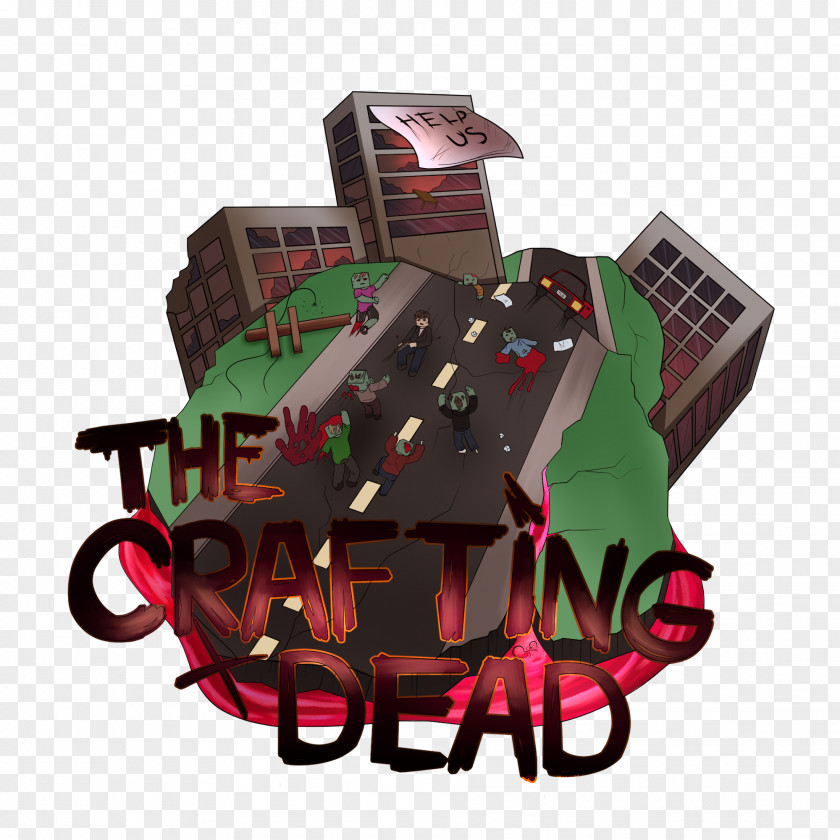 Crafting Minecraft Logo Death PNG