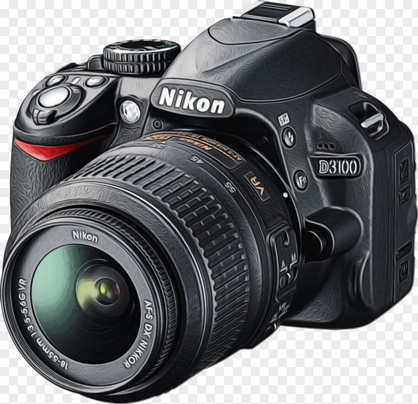 Nikon D3100 Digital SLR Single-lens Reflex Camera Zoom Lens PNG