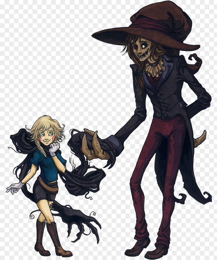 Scarecrow Costume Design Legendary Creature Figurine PNG