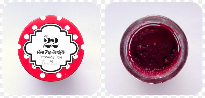 Burgundy Rose Lip Balm Magenta Red PNG