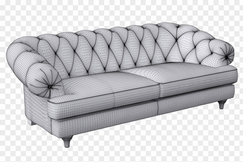 Classical Furniture Loveseat Couch CGTrader 3D Computer Graphics Animation PNG