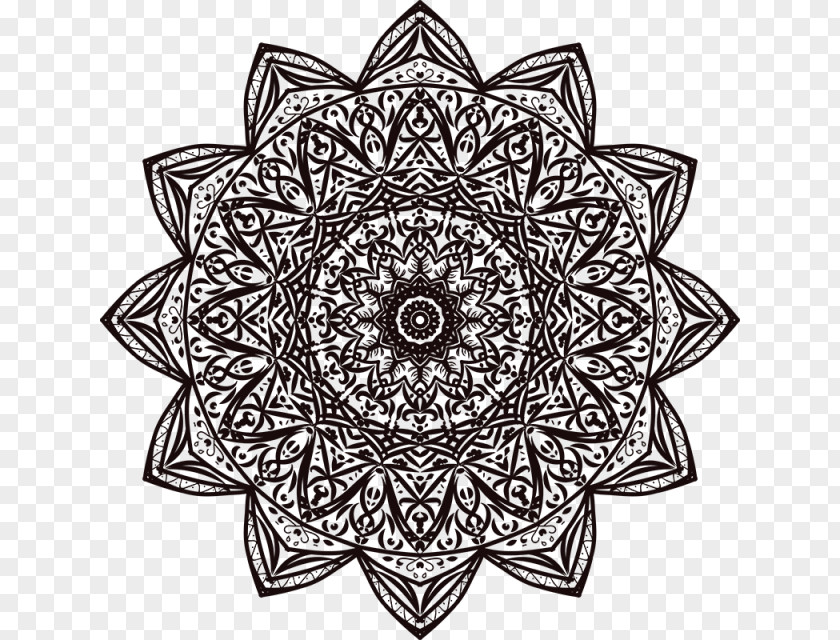 Design Mandala Drawing Art PNG