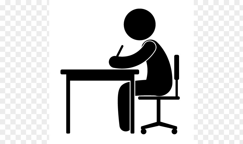 Desk Silhouette Cliparts Clip Art PNG