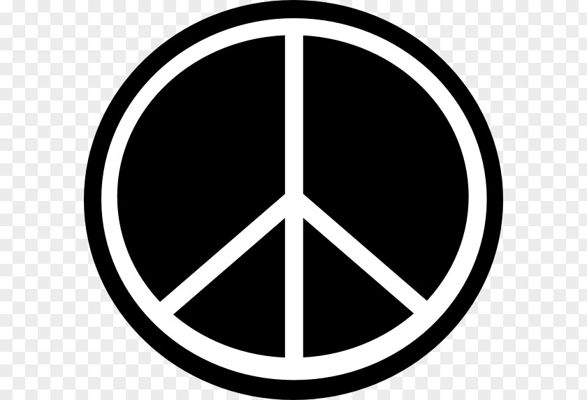 Printable Peace Sign Symbols Clip Art PNG
