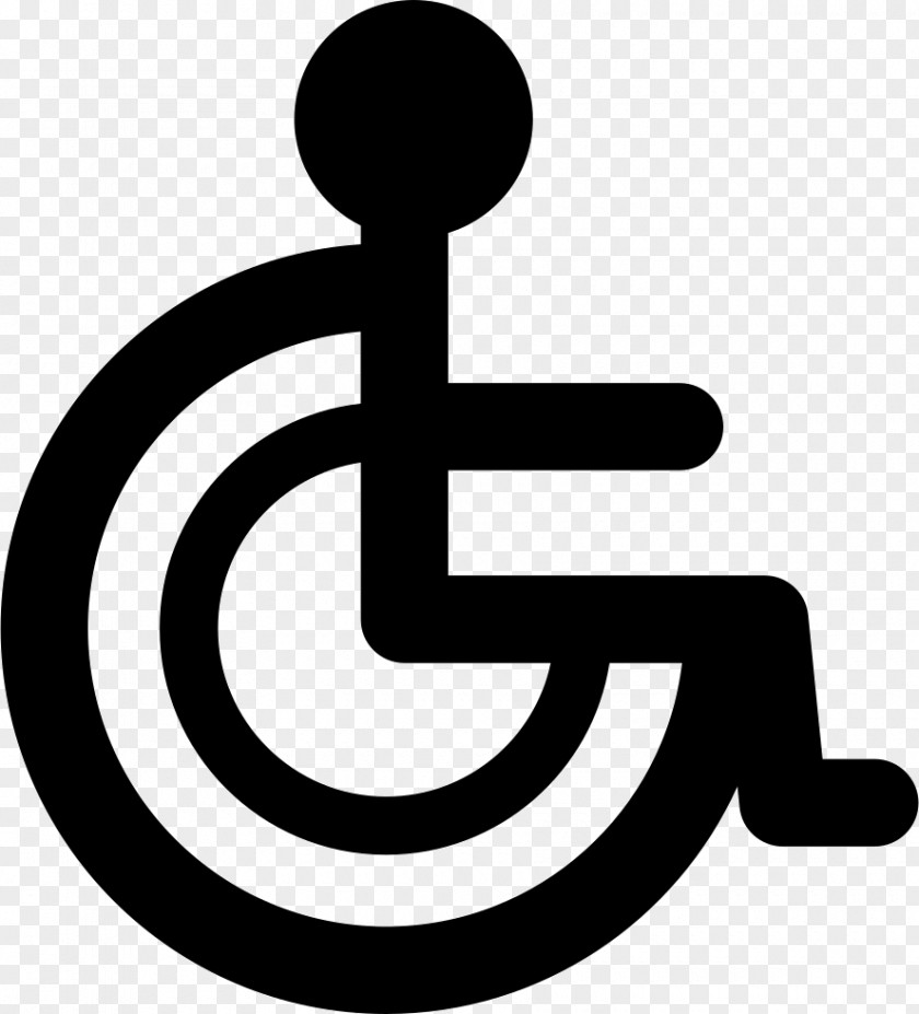 Wheelchair Disability Sign Symbol Clip Art PNG