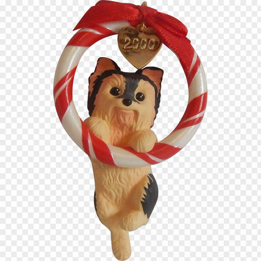 Yorkie Dog Breed Christmas Ornament Decoration Canidae PNG