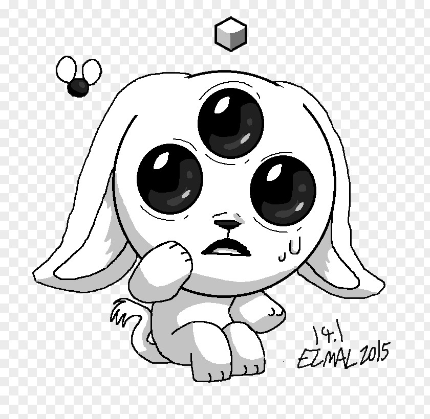 Binding Of Isaac Clip Art Line Illustration Canidae Dog PNG