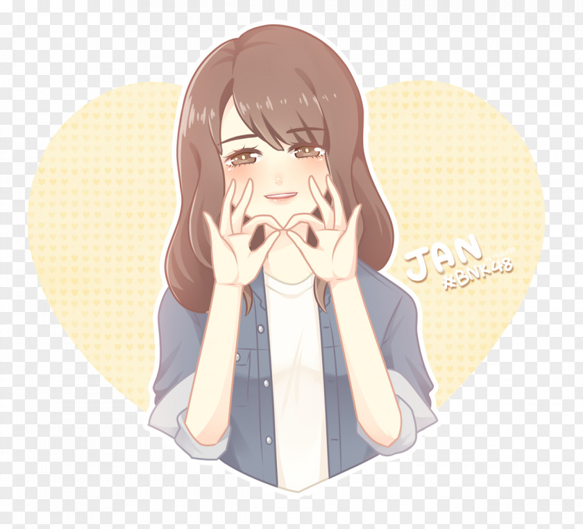 BNK48 Thumb Figurine Human Behavior Illustration Jaw PNG