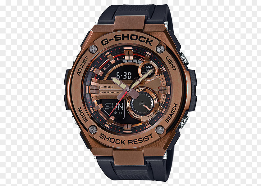 Gst Shock-resistant Watch G-Shock Casio Water Resistant Mark PNG
