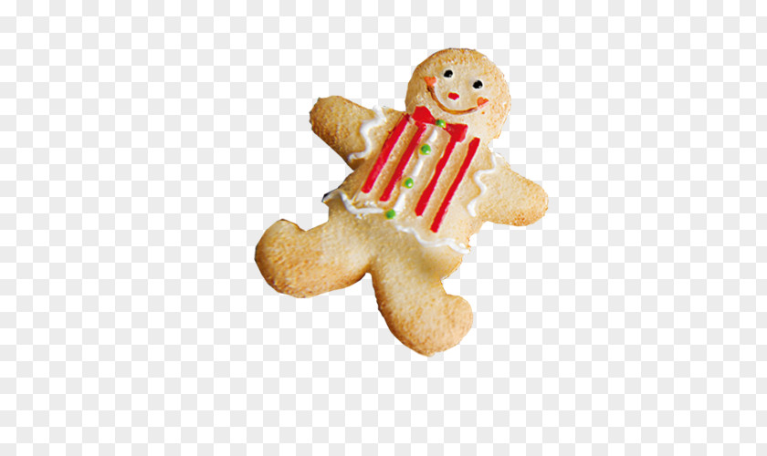 Little Christmas Decoration Biscuit Gingerbread Man Cookie PNG