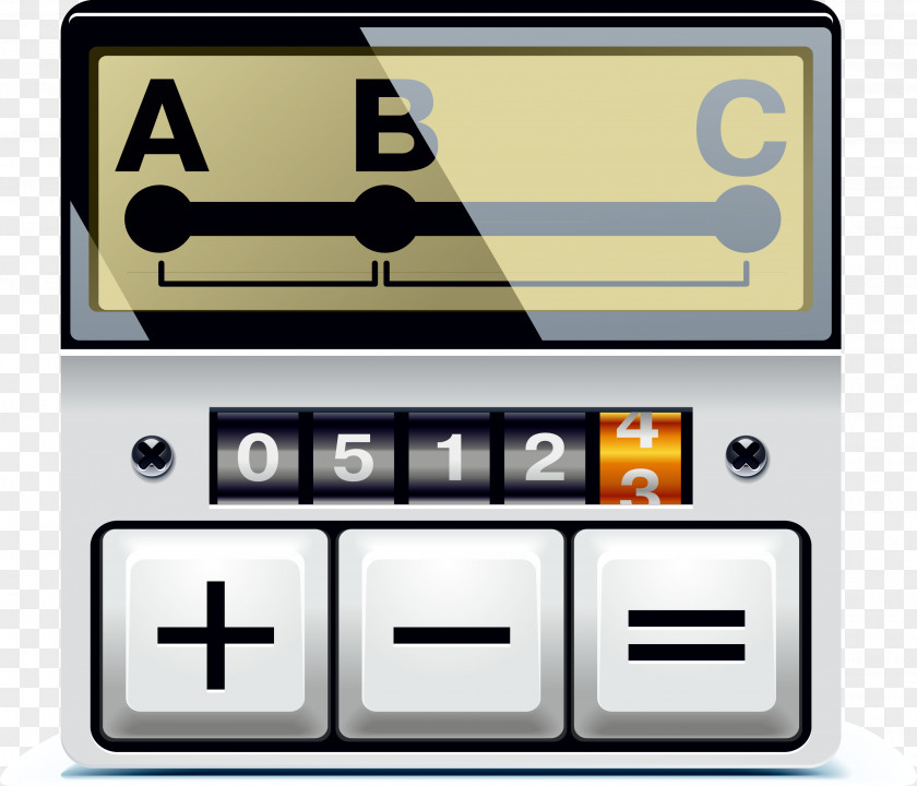 Meter Scale Letter Symbol Element Adobe Illustrator Icon PNG
