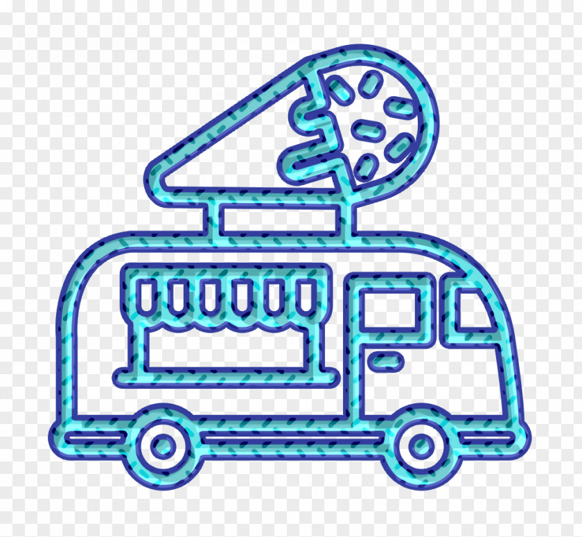 Truck Icon Street Food Ice Cream PNG
