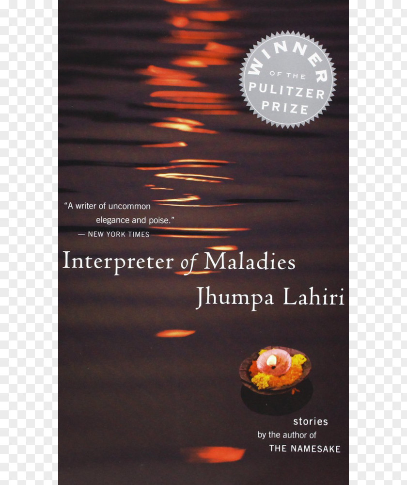 Book Interpreter Of Maladies The Namesake Short Story Author PNG