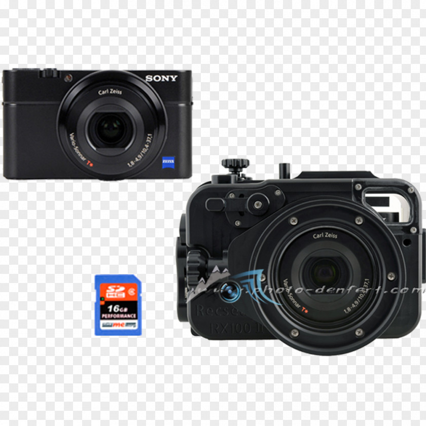 Camera Lens Digital SLR Sony Cyber-shot DSC-RX100 Single-lens Reflex PNG