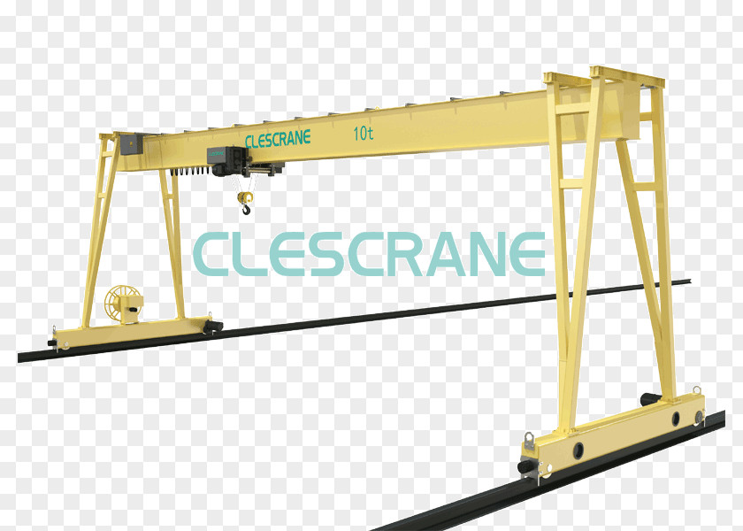 Gantry Crane Hoist Overhead Machine PNG