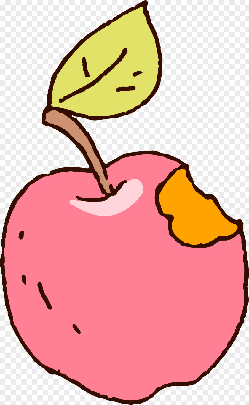 A Bite Of The Apple Pattern Drawing Clip Art PNG
